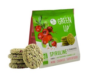 Green Up Spiruline Cranberries Green Up Bio 100 Vegetal Biscuiterie De Abbaye