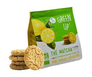 green up cookies thé matcha citron