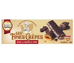 fines crêpes chocolat noir