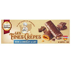 fines crêpes chocolat lait