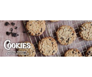 cookies praliné noisettes et pépites de chocolat