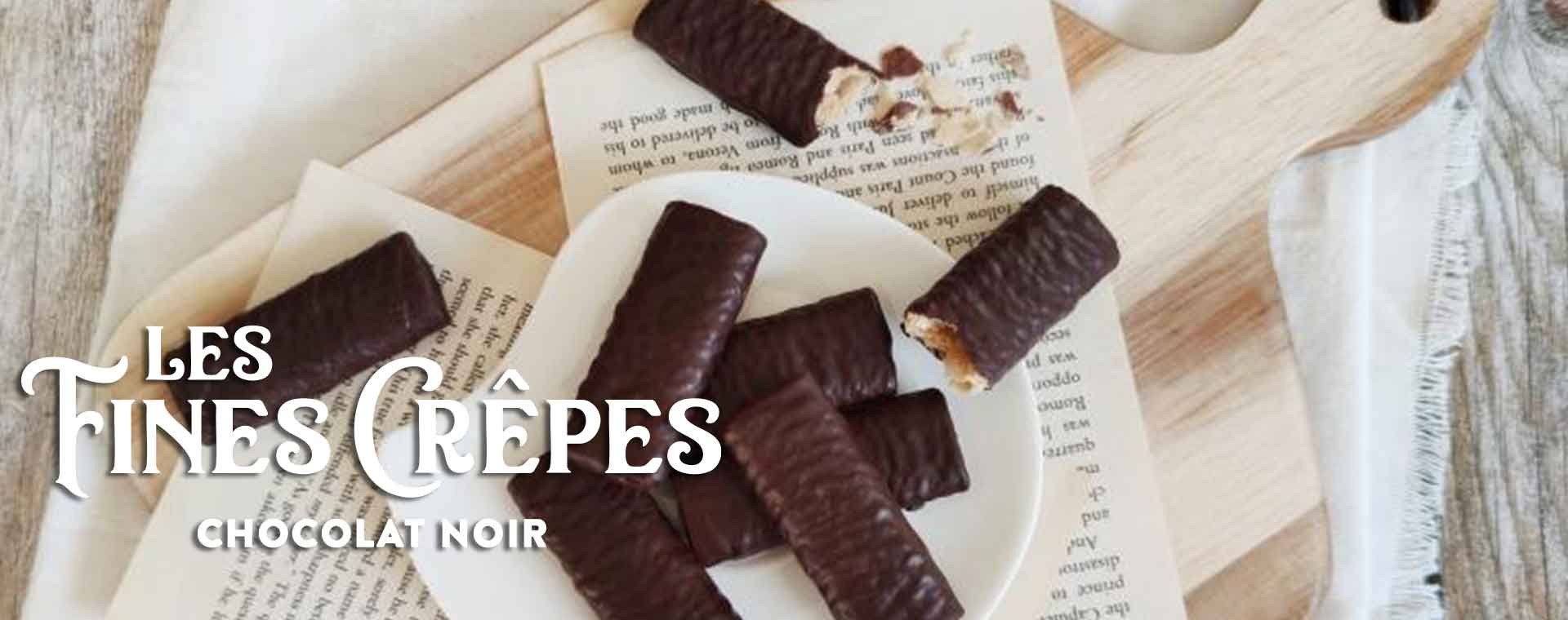 Fines crêpes chocolat noir