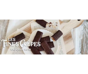Fines crêpes chocolat noir