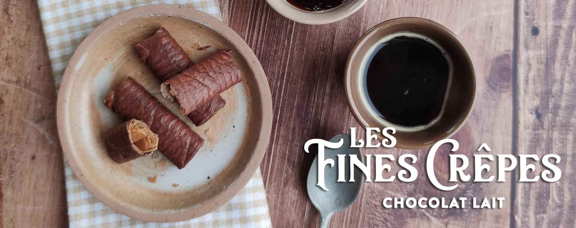 fines crêpes chocolat lait