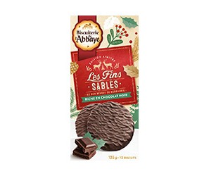 Fin Sablés Chocolat Noir