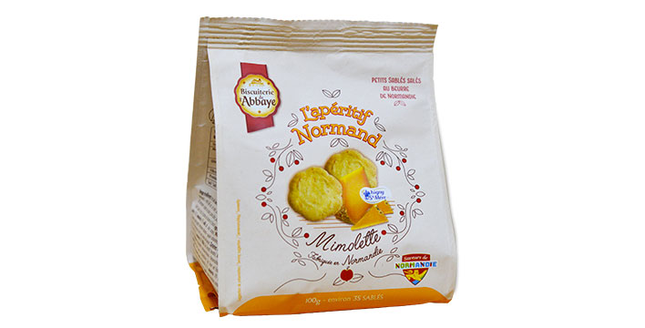 biscuits salés mimolette