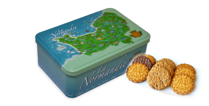 boite à biscuits normandie