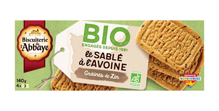 sablé à l'avoine bio