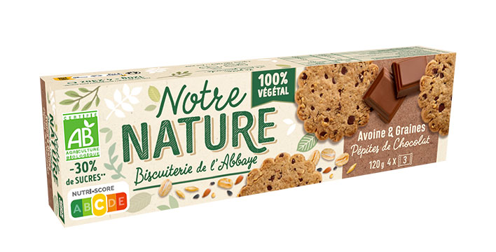 biscuit avoine graine chocolat