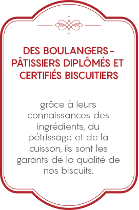 Des boulangers certifiés biscuitiers